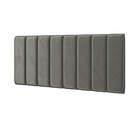 Painel Modulado Nashira 140 / N-023 Veludo Cinza Claro