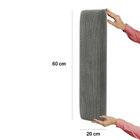 Painel Modulado Nashira 200 / Z-008 Sued Cinza