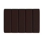 Painel Modulado Nashira 60x20 Cm / A-011 Couro Marrom