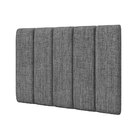 Painel Modulado Nashira 60x20 Cm / N-041 Linho Cinza Escuro