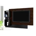 Painel Mondrian 1,60 - Olivar Móveis - Imbuia / Preto