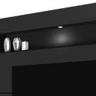 Painel Monterrey Para Tv 55 Polegadas Com Luzes Led 160 Preto