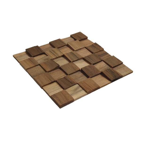 Painel Mosaico De Madeira Teka Lascado 30x30cm Tw Brazil Leroy Merlin ¡elige leroy merlin y renueva tu casa al mejor precio! painel mosaico de madeira teka lascado