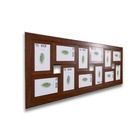 Painel Multifotos 12 Fotos Com Acetato Tabaco