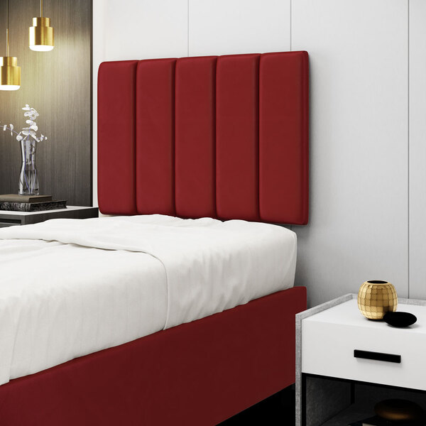 Painel Nashira 100 / N-033 Veludo Vermelho