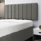 Painel Nashira 140 / N-023 Veludo Cinza Claro