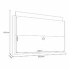 Painel Nobre Com Led Para Tv Até 85” Polegadas 208,5 Cm