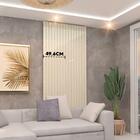 Painel Nobre Ripado 0.50 Off White - Gelius Móveis