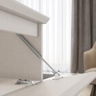 Painel Nt 1350 Ripado E Com Nicho E Porta Basculante Freijó T