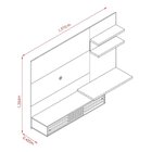 Painel Office Frizz Star Madetec Off White / Savana