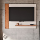 Painel Organic 1.3 Off White/freijó - Ej Móveis