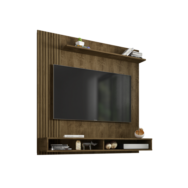 Painel Oslo Madeira Rústica/ripado – Móveis Bechara