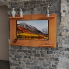 Painel P/ Tv 50 Pol Quartos Salas Cor Cerejeira Envio Rápido