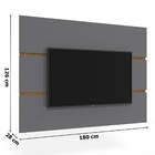 Painel Palazzio Cinza/Freijó – Ej Móveis