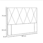 Painel Para Box Aquilla 90 Cm Solteiro