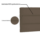 Painel Para Cama Box King La Italiana Suede Caramelo