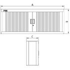 Painel Para Ferramentas Com Persianas Tramontina