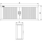Painel Para Ferramentas Com Persianas Tramontina