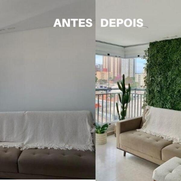 Painel Para Jardim Vertical Desidratado Natural 50x50cm