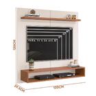 Painel Para Quarto Tv Até 50 Polegadas Off White Freijó Netun