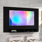 Painel Para Sala Com Nichos Manhattan Preto J&a