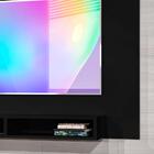 Painel Para Sala Com Nichos Manhattan Preto J&a