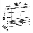 Painel Para Sala De Estar Londres – Permóbili - Off White / S