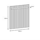 Painel Para Sala De Estar Tv Até 65 Polegadas 180cm Cedro