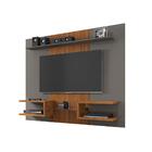 Painel Para Sala Marselha Titanium Naturalle Ripado