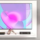 Painel Para Sala Ou Quarto Até 42 Polegadas Branco Ártico Flo