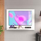 Painel Para Sala Ou Quarto Até 42 Polegadas Branco Ártico Flo