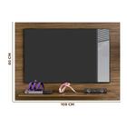 Painel Para Sala Ou Quarto Até 42 Polegadas Nogal Florence Za