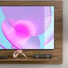 Painel Para Sala Ou Quarto Até 42 Polegadas Nogal Florence Za