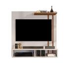 Painel Para Sala Tv 32 Polegadas Com Nicho E Prateleira Sun -