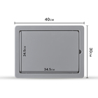 Painel Para Shaft 30x40 Cinza