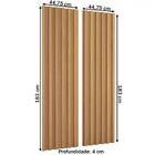 Painel Para Tv 100% Mdf Ripado Decoração Freijó - Panorama Mó