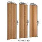 Painel Para Tv 100% Mdf Ripado Decoração Freijó - Panorama Mó