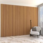 Painel Para Tv 100% Mdf Ripado Decoração Freijó - Panorama Mó