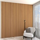 Painel Para Tv 100% Mdf Ripado Decoração Freijó - Panorama Mó