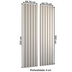 Painel Para Tv 100% Mdf Ripado Decoração Off White - Panorama