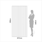 Painel Para Tv 100% Mdf Ripado Fendi - Dalla Costa