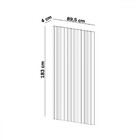 Painel Para Tv 100% Mdf Ripado Fendi - Dalla Costa