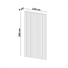 Painel Para Tv 100% Mdf Ripado Fendi Pa75 Fe - Dalla Costa