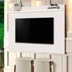 Painel Para Tv 1.8 Justin Branco Com Led