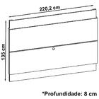 Painel Para Tv 220 Cm 008160 Off White Cedro Dcasa