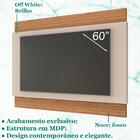 Painel Para Tv 220 Cm 008160 Off White Cedro Dcasa