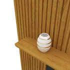 Painel Para Tv 230 Ripado Marmorizado Com Led Primor Branco N