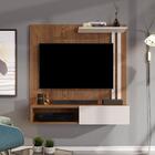 Painel Para Tv 32 Polegadas Flow Com Porta - Freijó Com Off W
