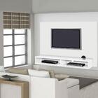 Painel Para Tv 40 Polegadas Com Nichos Branco Apolo Ll