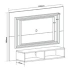 Painel Para Tv 43 Polegadas 90cm X 120cm Life Off White / Mel